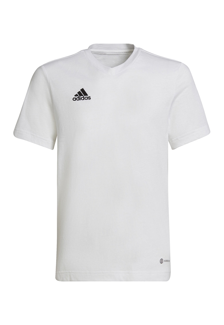 Oferte la Tricou de bumbac cu logo - pentru fotbal - Alb