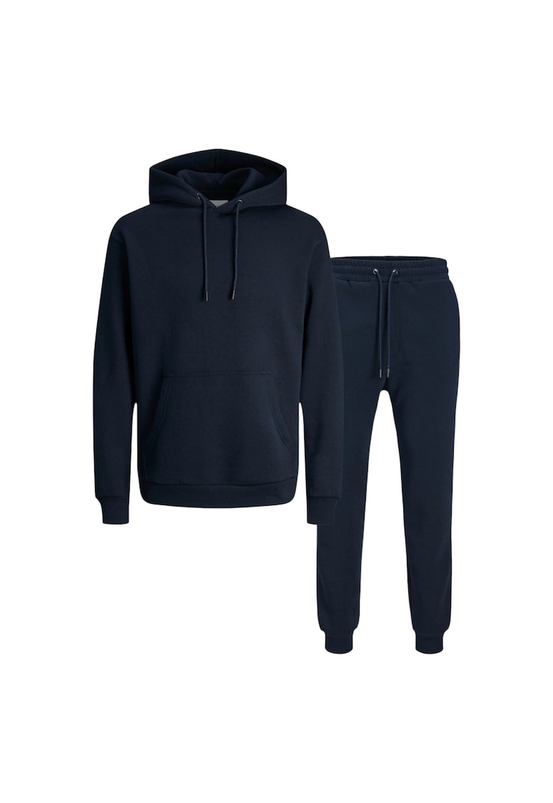 Oferte la Trening JACK &JONES Bradley Sweat Zip Hood Set MP 48914 - Albastru inchis