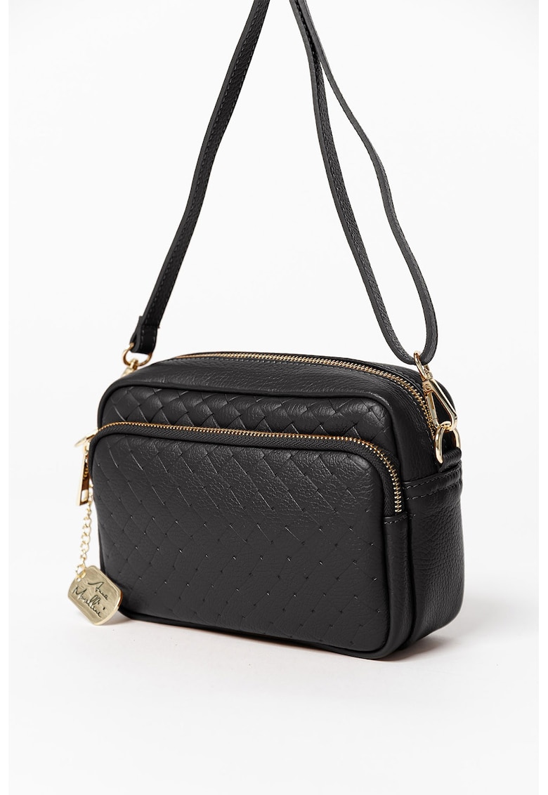 Oferte la Geanta crossbody de piele Tabita - Negru