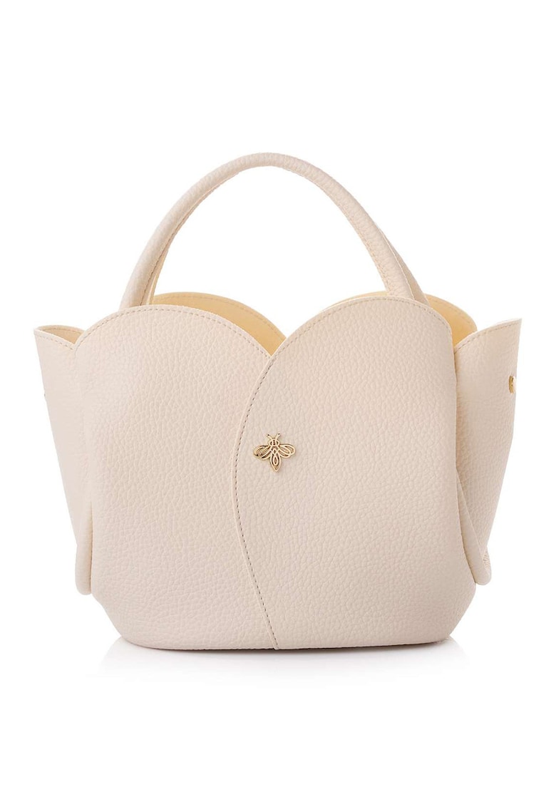 Oferte la Geanta cu aspect granulat - Bej deschis - 21 x 29 x 15 CM