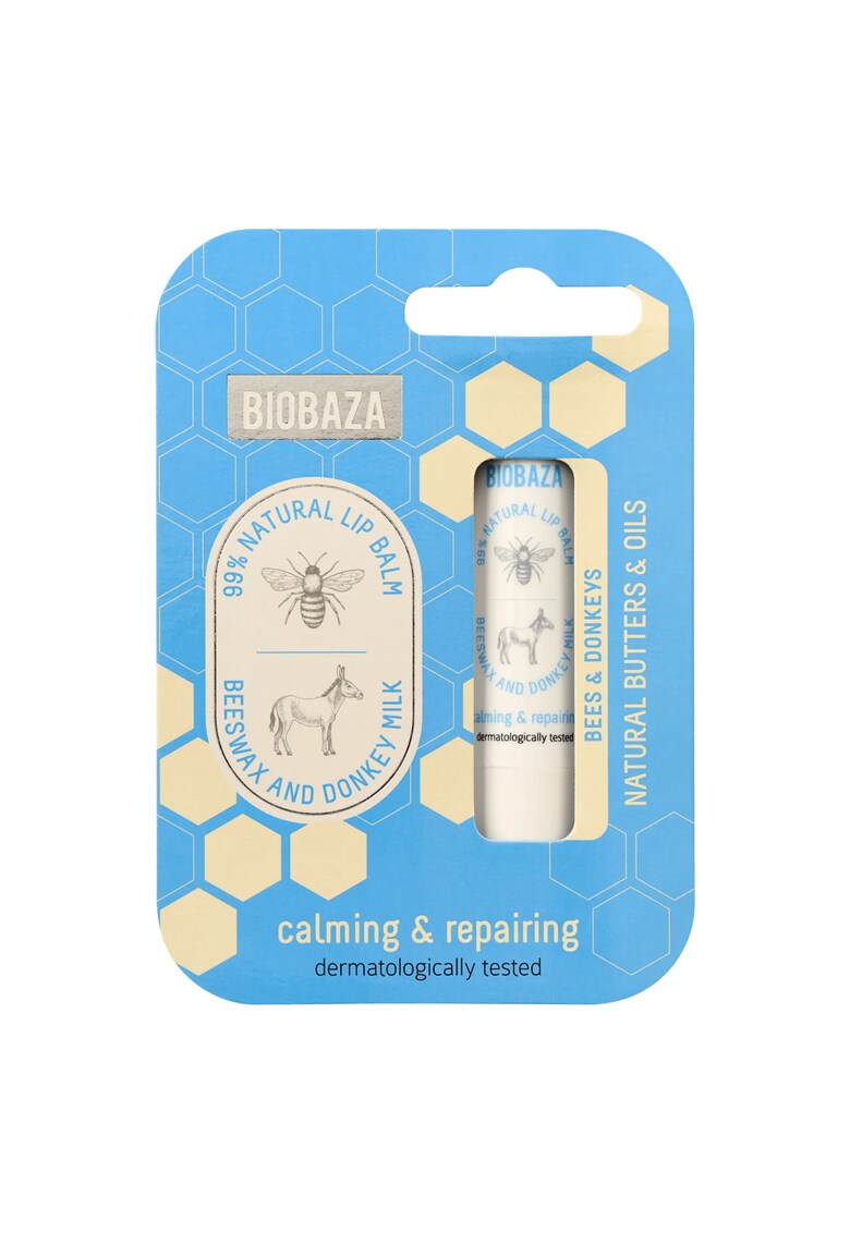 Oferte la Balsam de buze cu extract de miere si lapte de magarita -  BEES & DONKEYS - 4 -5 g