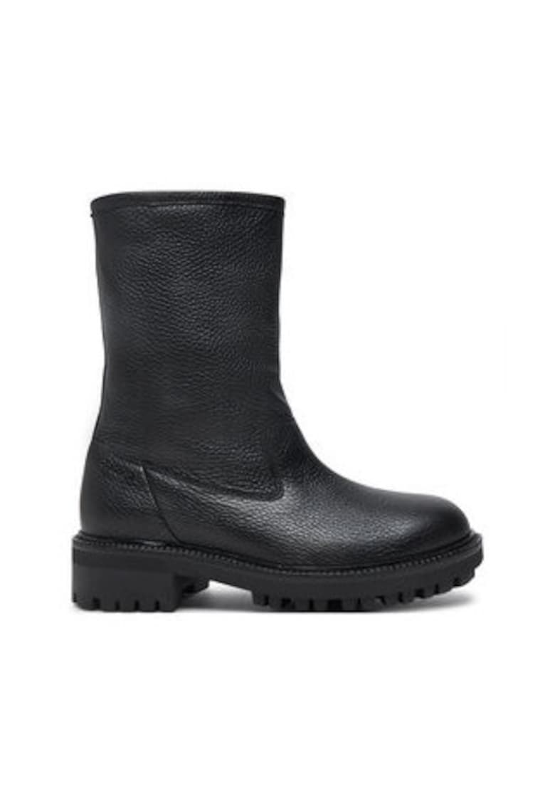 Oferte la Botine dama -  piele naturala - negru -