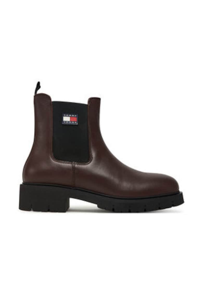 Oferte la Ghete dama -  visiniu - piele naturala -