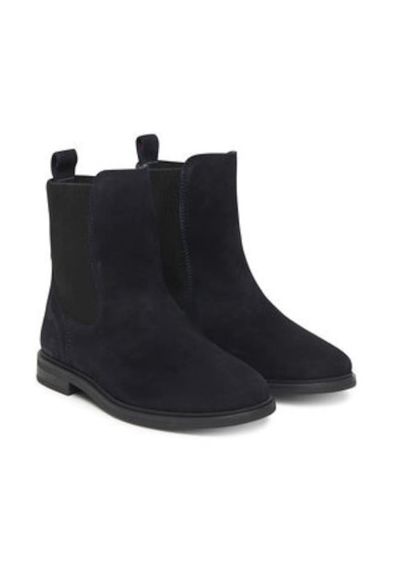 Oferte la Ghete dama -  Model Chelsea - Piele naturala - Negru