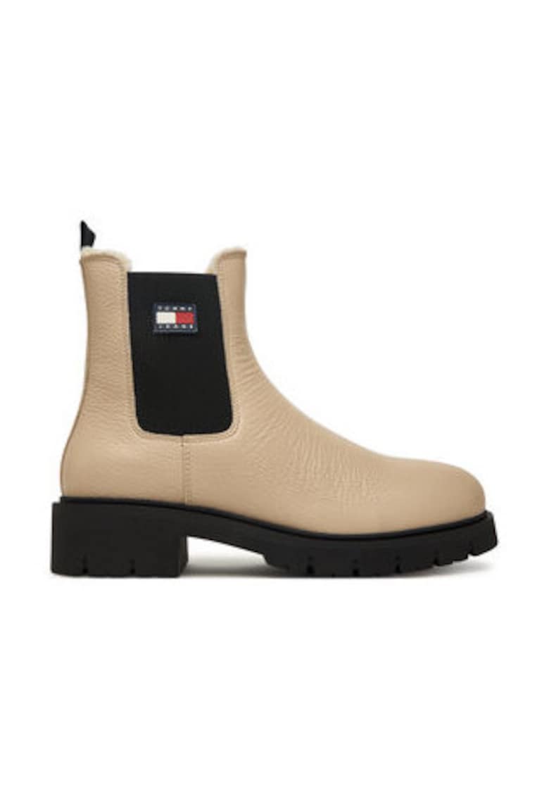 Oferte la Ghete dama -  piele naturala - bej