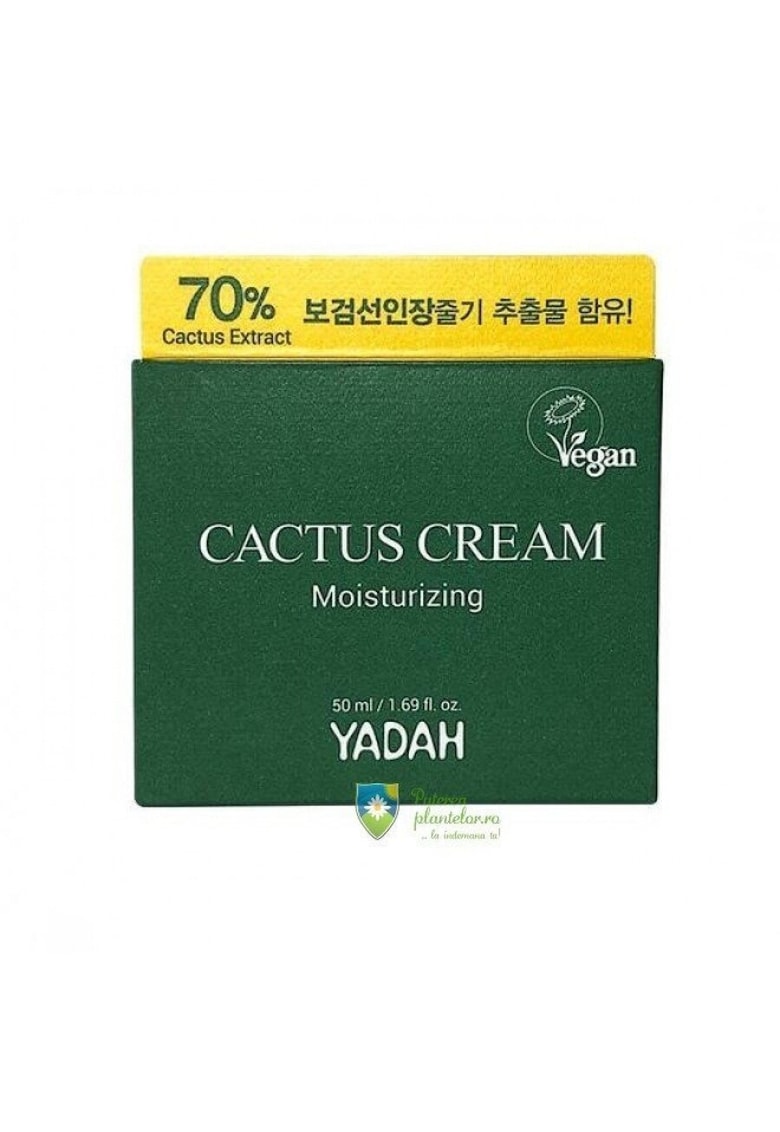 Oferte la Crema hidratanta de fata cu 70% extract de cactus -  50 ml