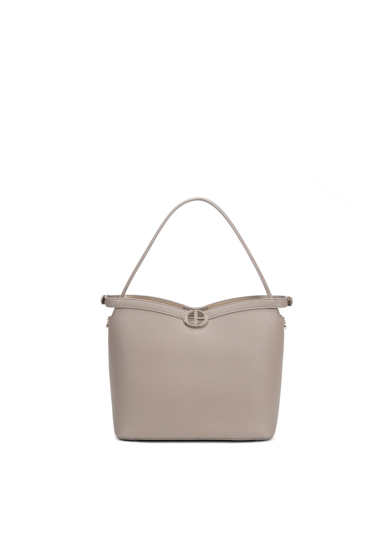Oferte la Geanta tote din piele ecologica Seraphina - Maro taupe
