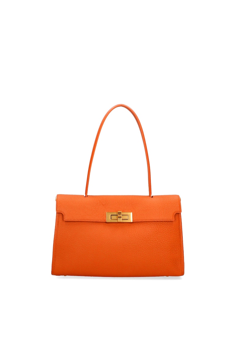 Geanta tote din piele Fiorenza - Portocaliu