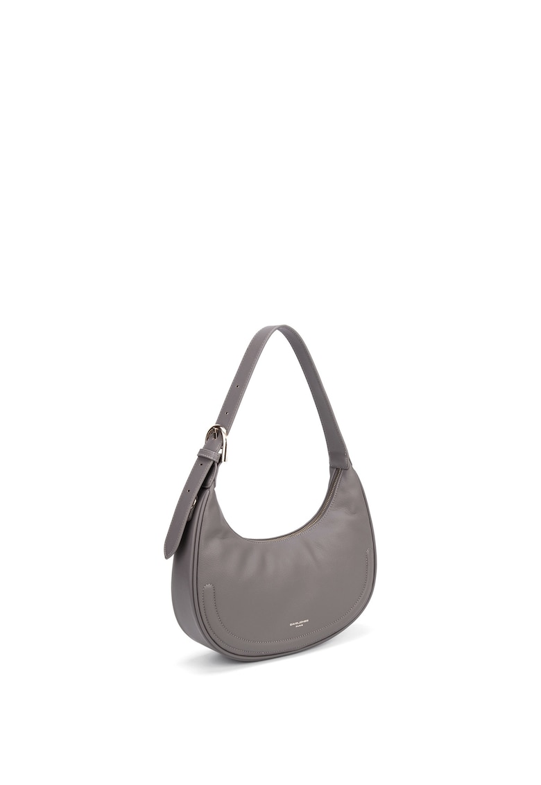 Oferte la Geanta din piele ecologica cu bareta de umar Valenska - Maro taupe