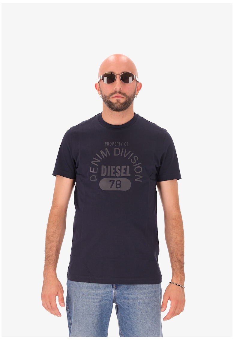 Oferte la Tricou cu imprimeu logo - Albastru