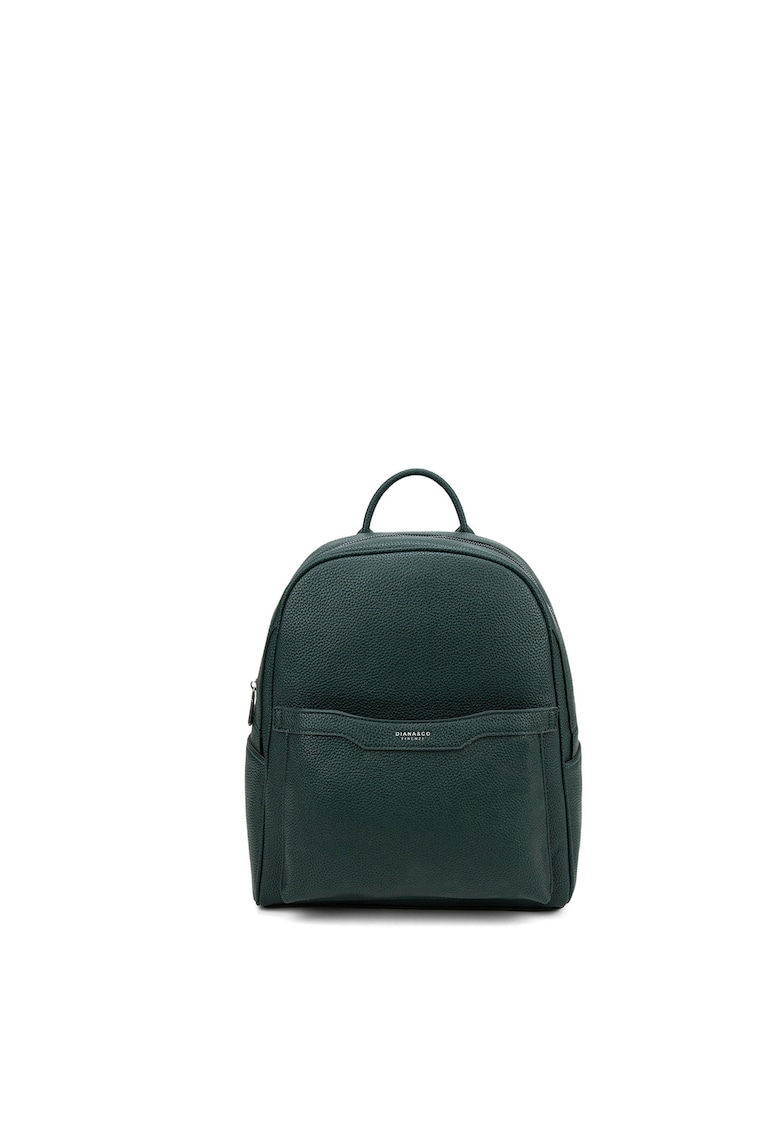 Oferte la Rucsac de piele ecologica - Verde inchis