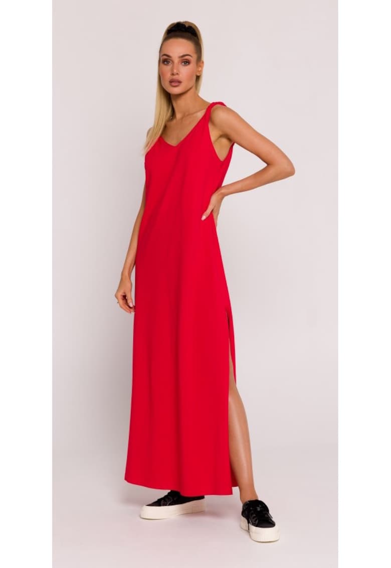 Oferte la Rochie maxi cu decolteu adanc la spate -