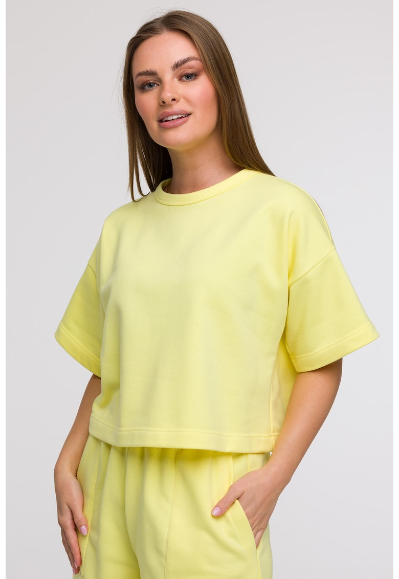 Oferte la Bluza oversize cu maneci scurte -