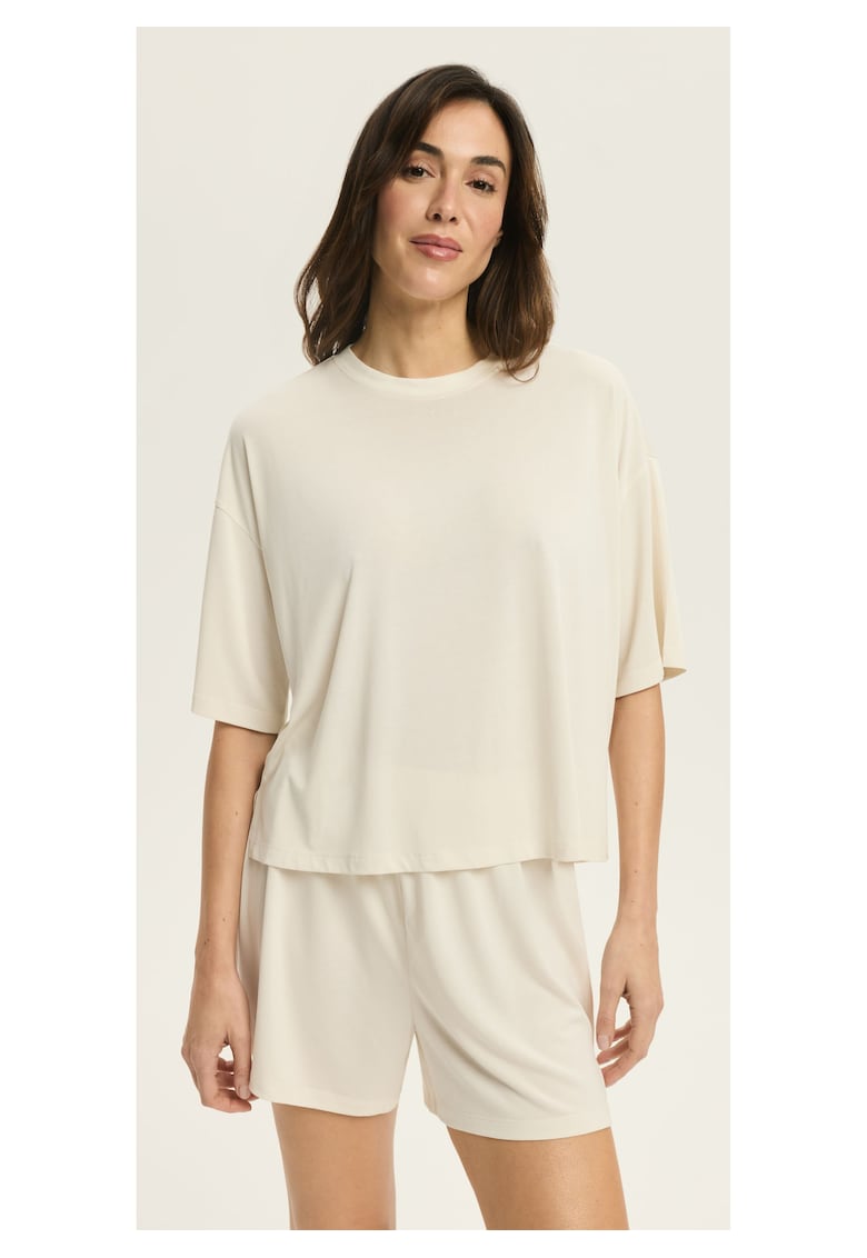 Oferte la Tricou dama Ruth  Alb crem - Alb