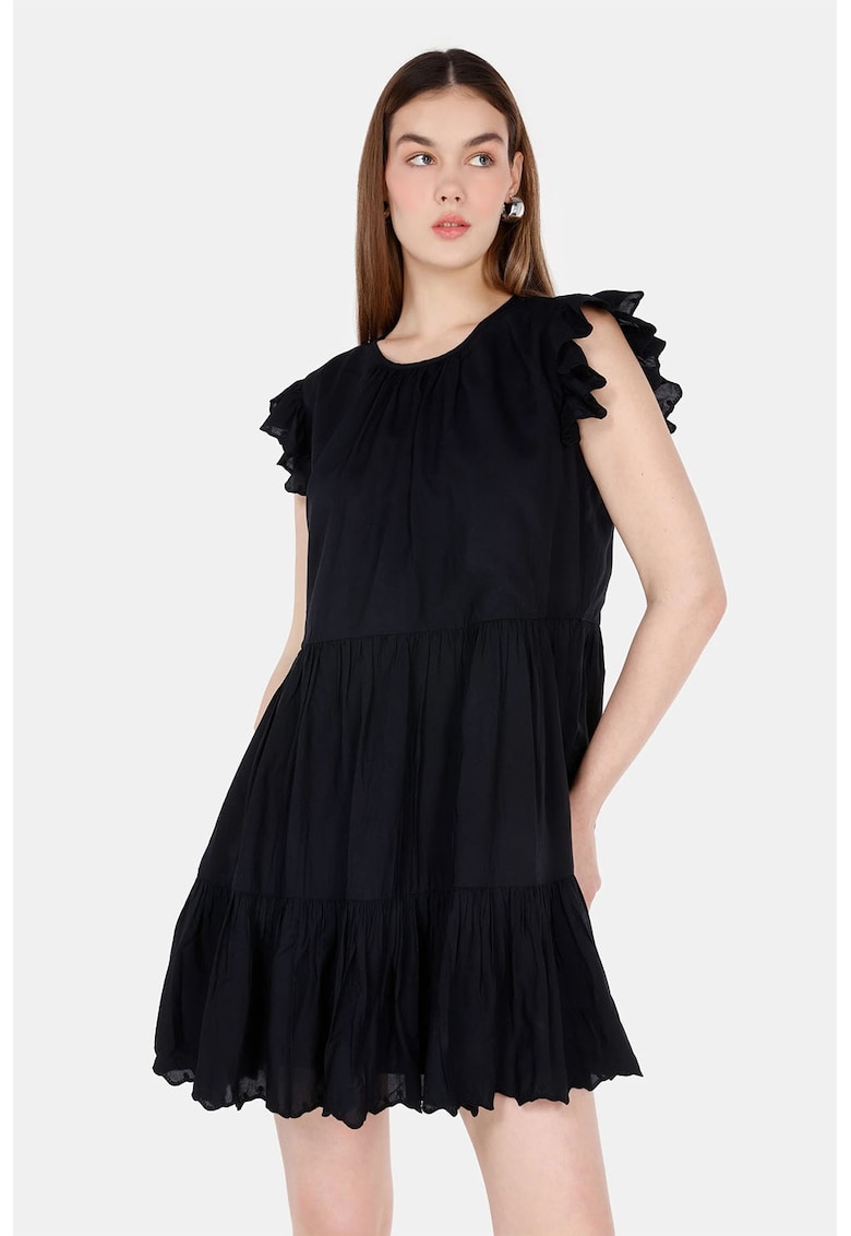 Oferte la Rochie evazata din modal - Negru