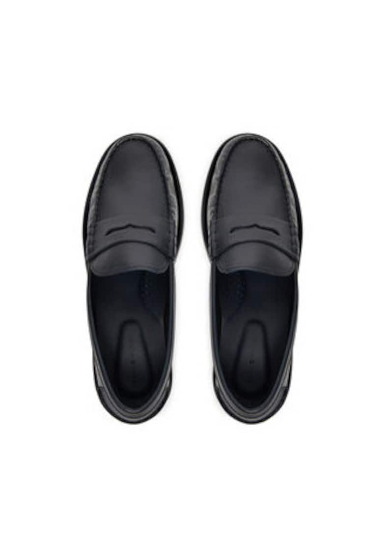 Mocasini barbati - 305552891 - piele naturala - negru