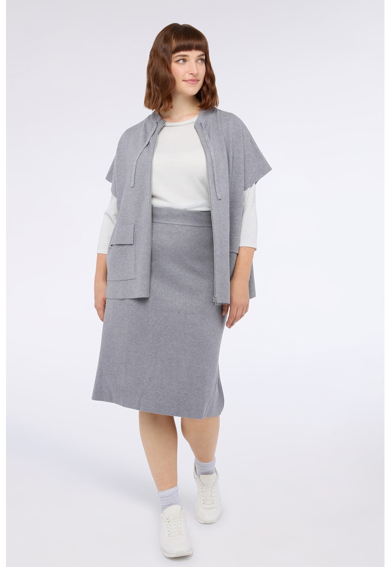 Oferte la Bluza uni cu maneci medii - Alb