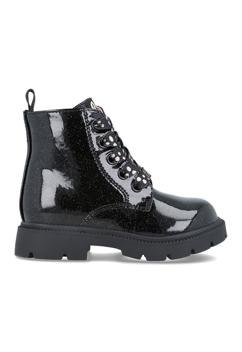Oferte la Ghete cu fermoar si varf rotund - Negru