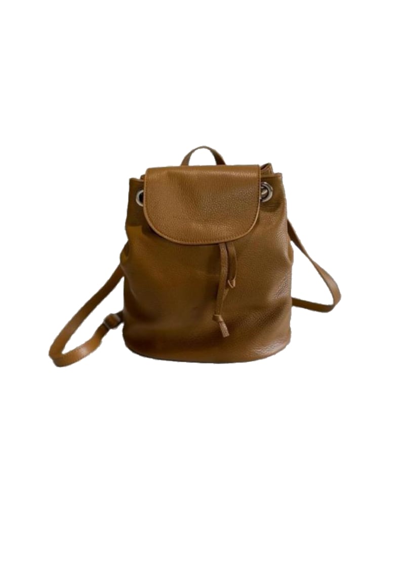 Oferte la Rucsac dama piele -  4 mare - coniac - 34x16x34 cm
