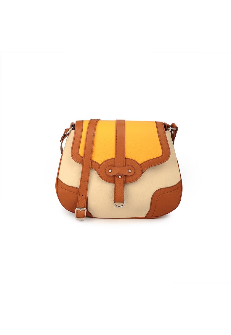Geanta dama piele -  Eduard 6 - multicolor - 33 x 5 x 27 cm