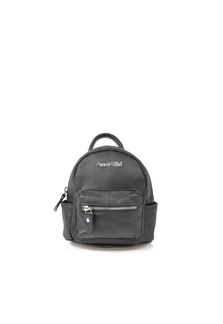 Oferte la Rucsac dama piele -  Rucsac 3 mic - negru - 16 x 12 x 17 cm