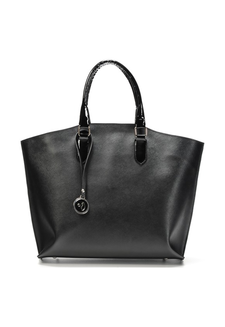 Oferte la Geanta dama piele -  Cosulet Ana mare - negru - 47x14x34 cm