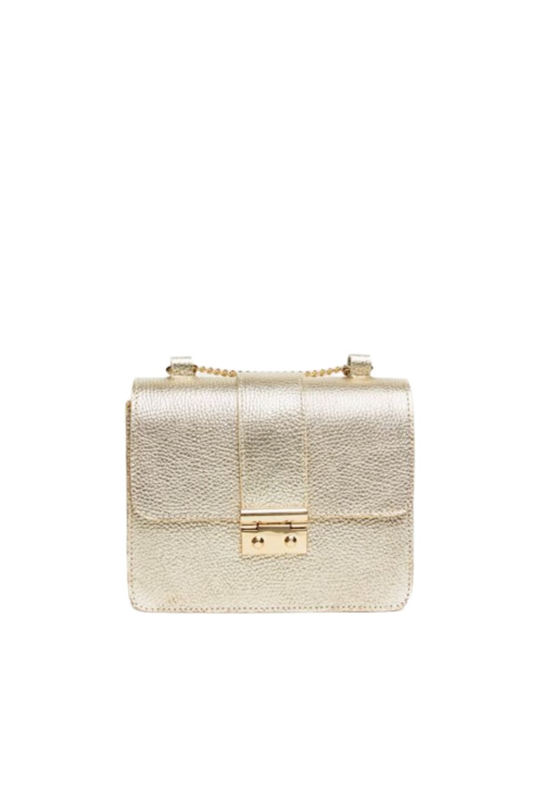 Oferte la Geanta dama piele -  Divya - 19x6x16 - Auriu