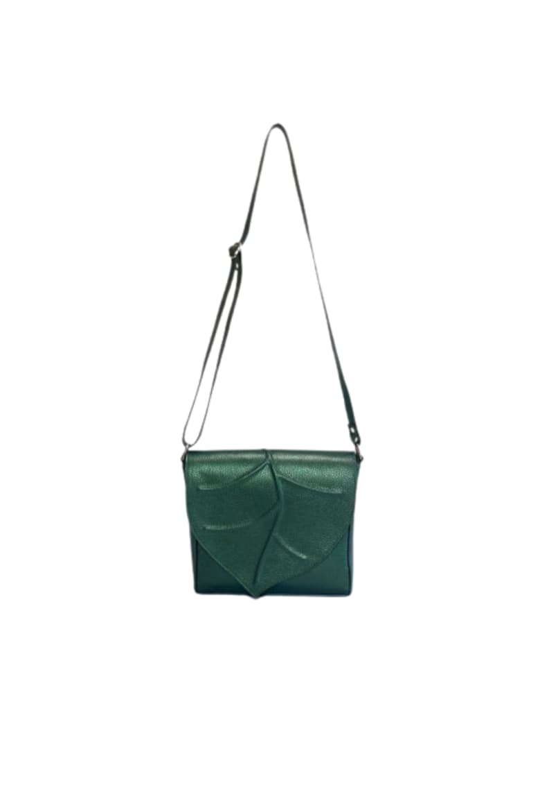 Oferte la Geanta dama piele -  Francine - 23x5x21 - Verde