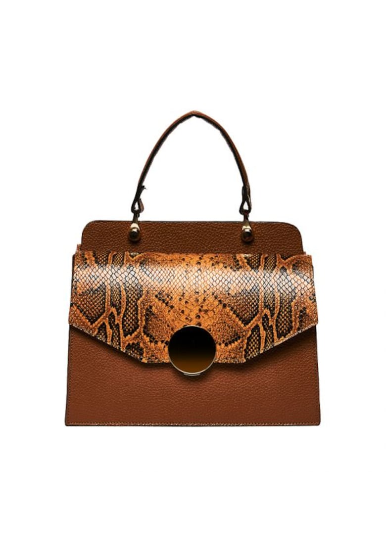 Oferte la Geanta dama piele -  Felicia - 26x12x20 - Coniac