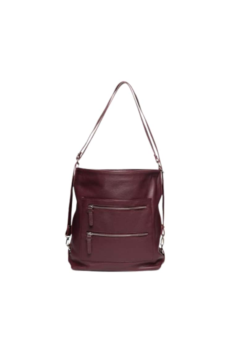 Oferte la Geanta dama piele -  Dalia - 29x10x35 - Visiniu