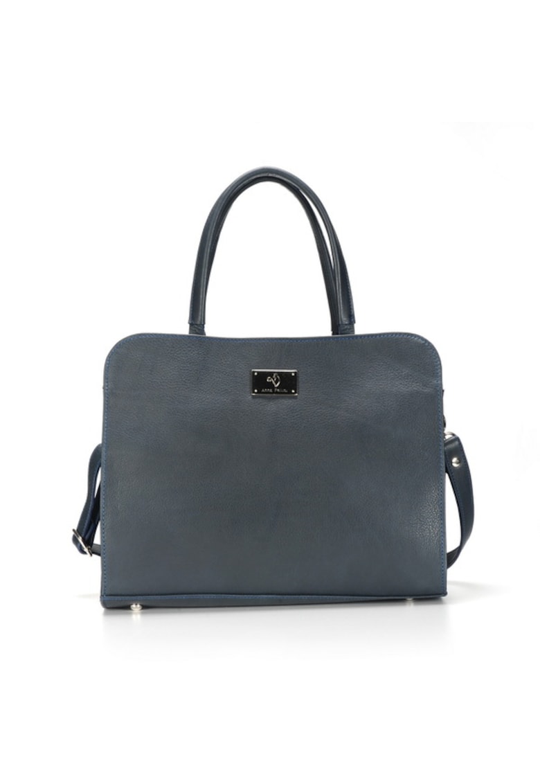 Oferte la Geanta dama piele -  Hanna 4B - 32x10x27 - Bleumarin