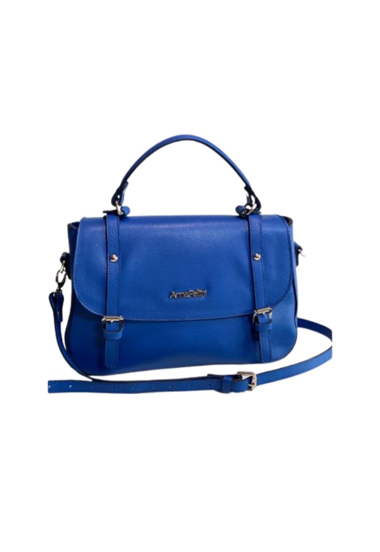 Oferte la Geanta dama piele -  Elena - 30x10x22 - Albastru