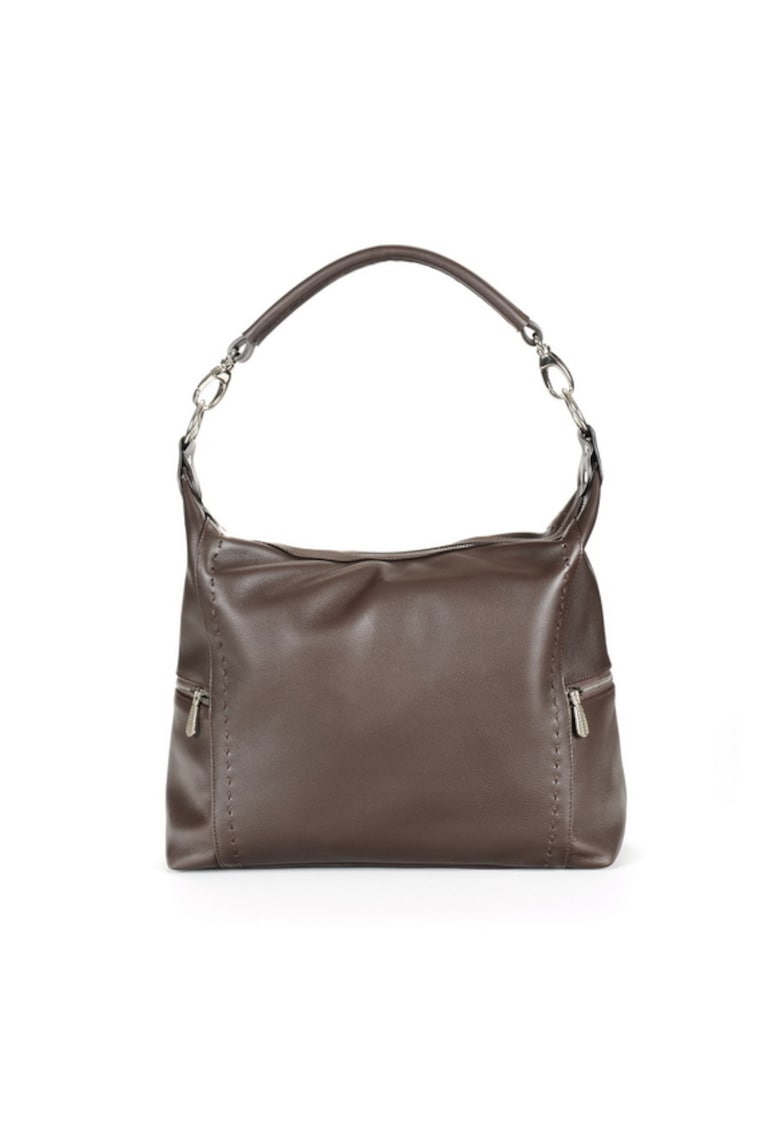 Oferte la Geanta dama piele -  Saculet Dora - 42x12x42 - Maro inchis