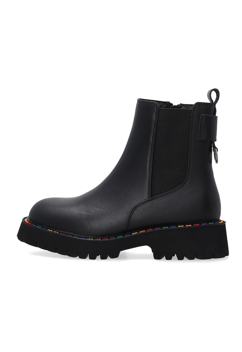 Oferte la Ghete din piele cu insertie din material textil
