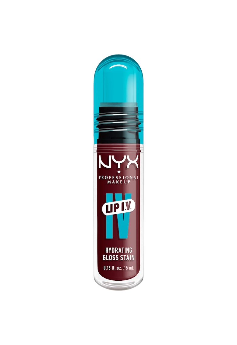 Oferte la Luciu de buze hidratant cu efect de tint NYX PM Lip I.V. 5 ml - Mauve N' Moist