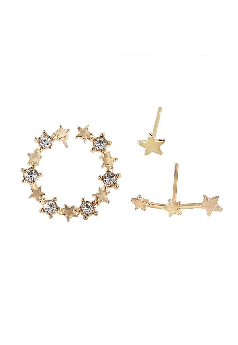 Oferte la Set Cercei aurii - cu pietre - Marleen C10 -