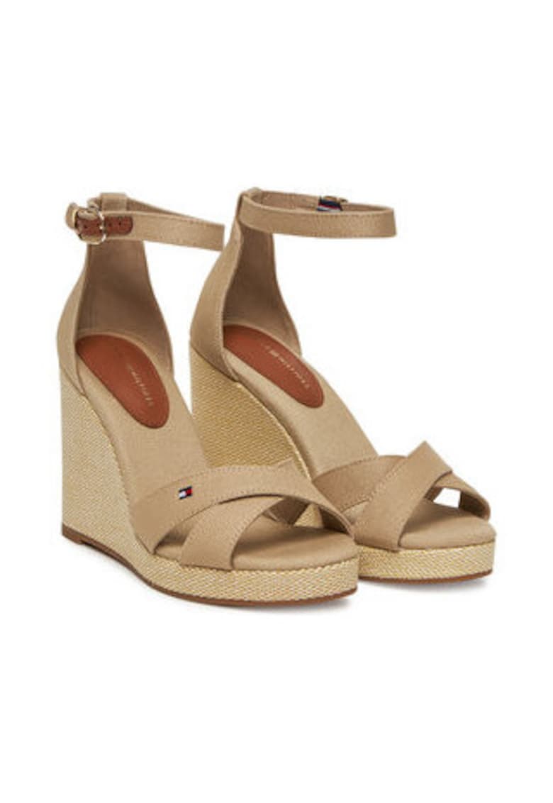 Oferte la Sandale dama -  bej - material textil - Bej