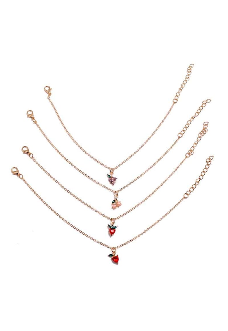 Oferte la Set 4 bratari de picior - aurii - Kano C6