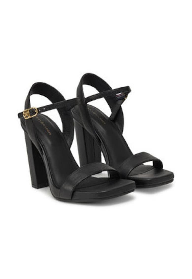 Sandale dama -  piele naturala - negru -