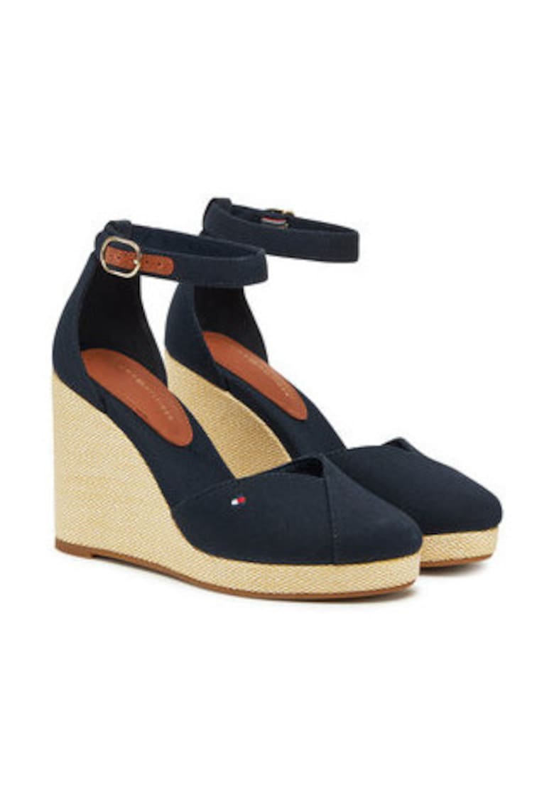 Oferte la Pantofi dama -  bleumarin - platforma - textil