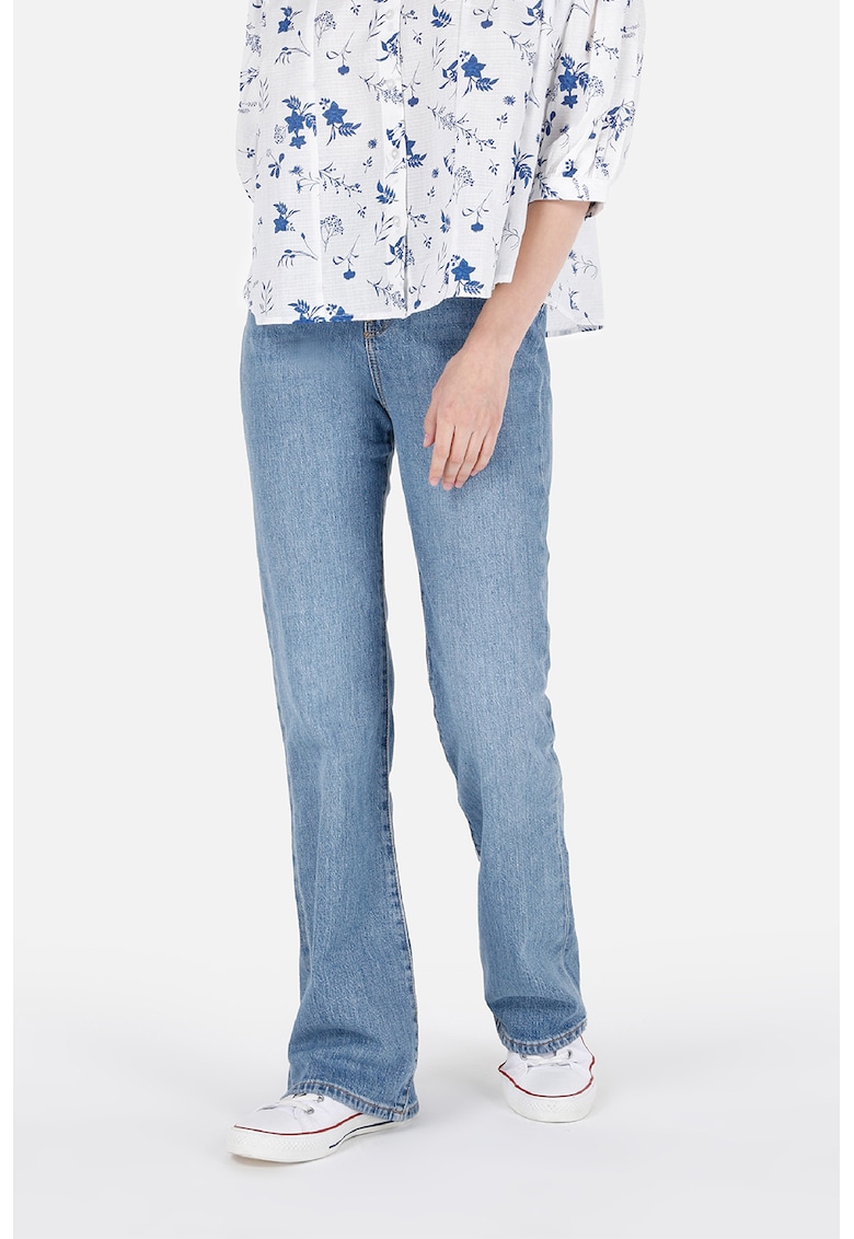 Oferte la Blugi cu talie inalta 791 Monica - Albastru deschis