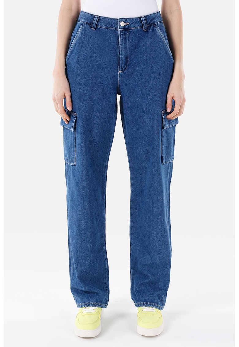 Oferte la Blugi cargo 990 Angela - Albastru