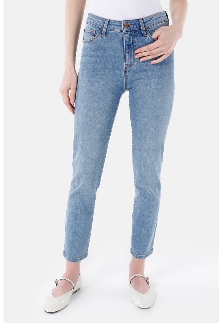 Oferte la Blugi crop slim fit Carla - Albastru deschis