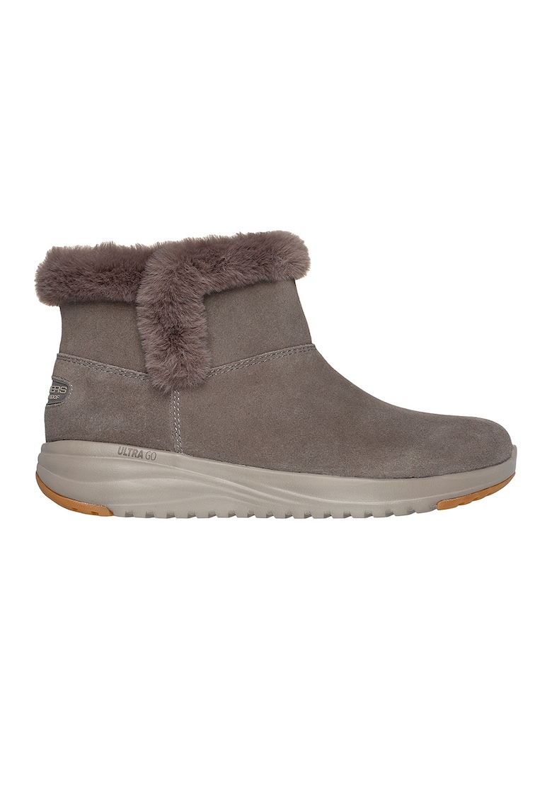 Oferte la Ghete slip-on impermeabile On The Go - Maro taupe