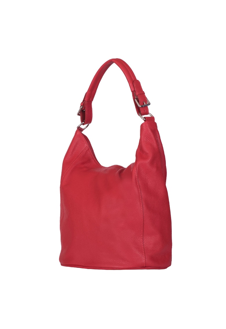 Oferte la Geanta dama din piele naturala Silvia - Rosu