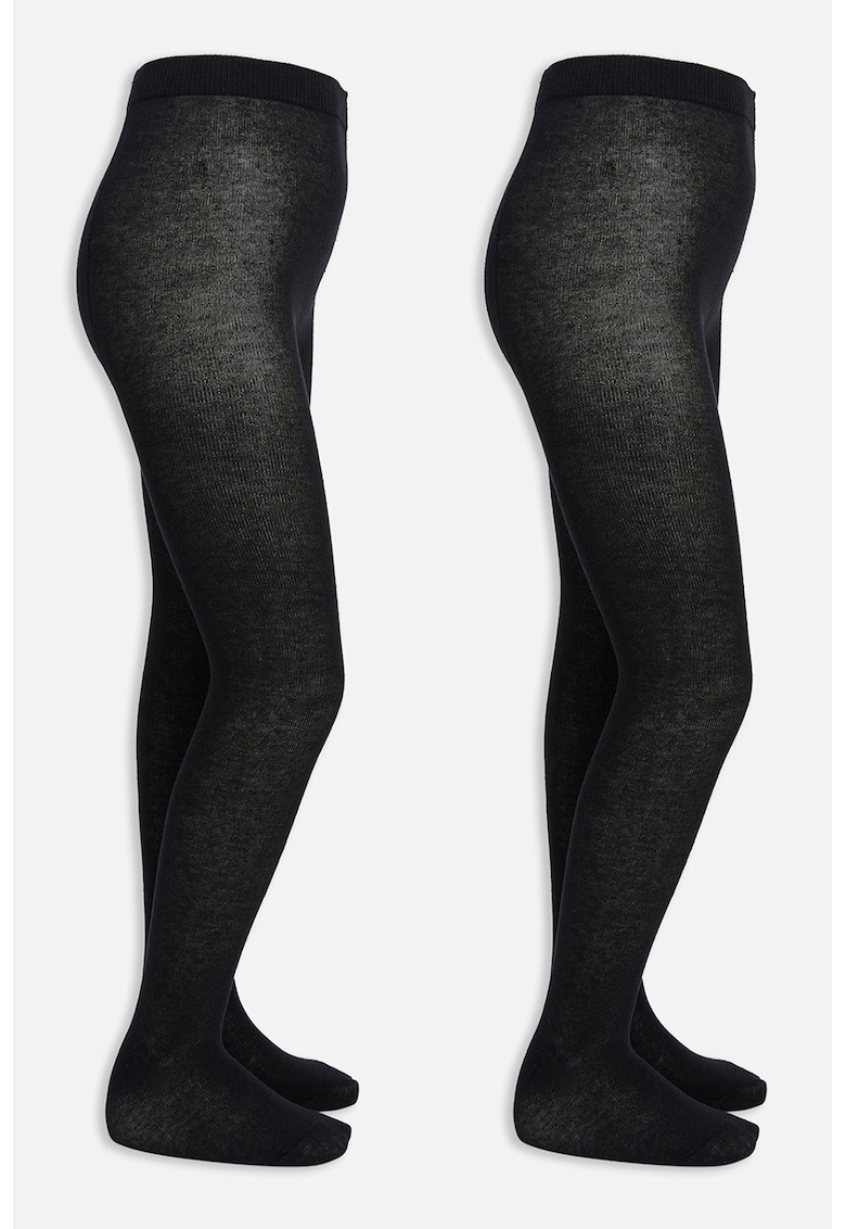 Oferte la Set de dresuri uni - 2 perechi - Negru