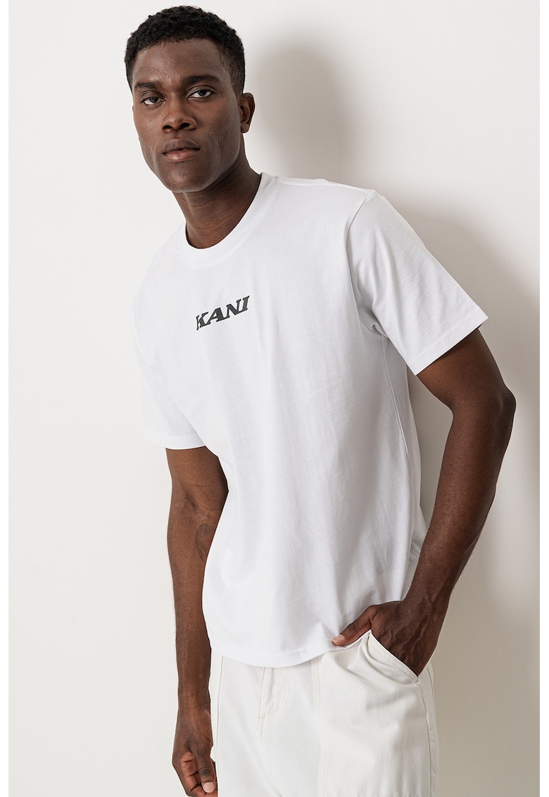 Oferte la Tricou regular fit cu logo - Rosu/Alb/Negru