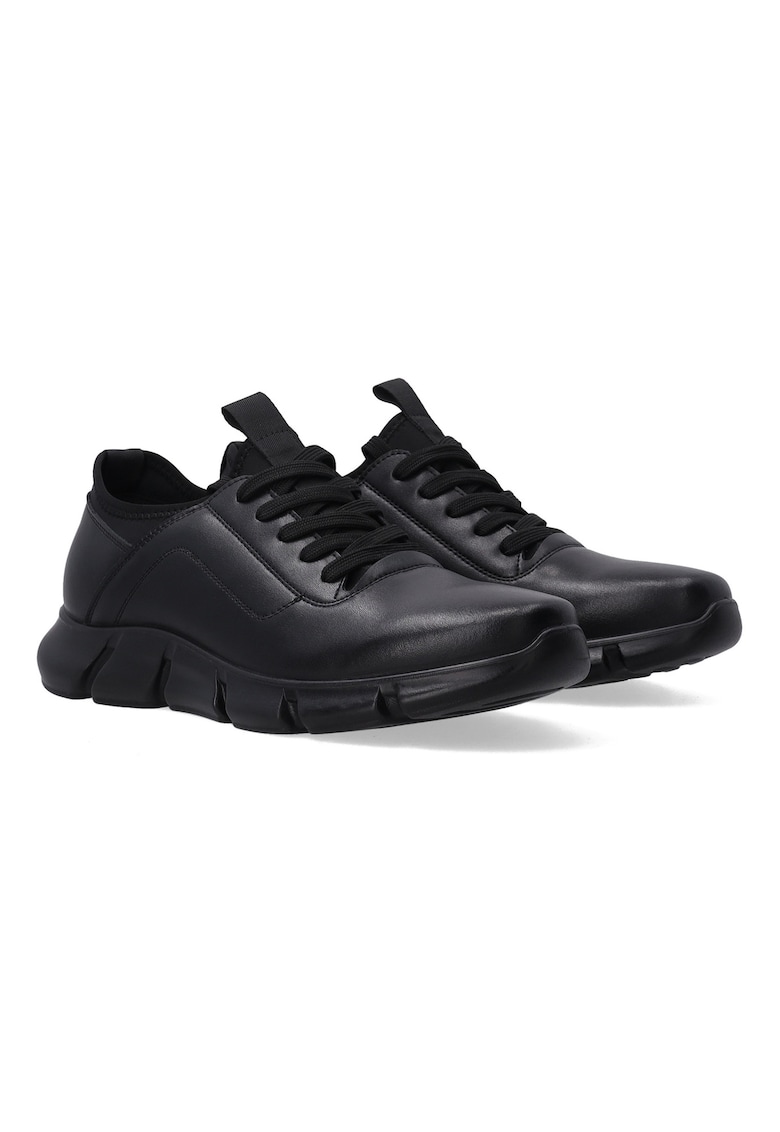 Oferte la Pantofi casual din piele naturala cu inchidere cu siret