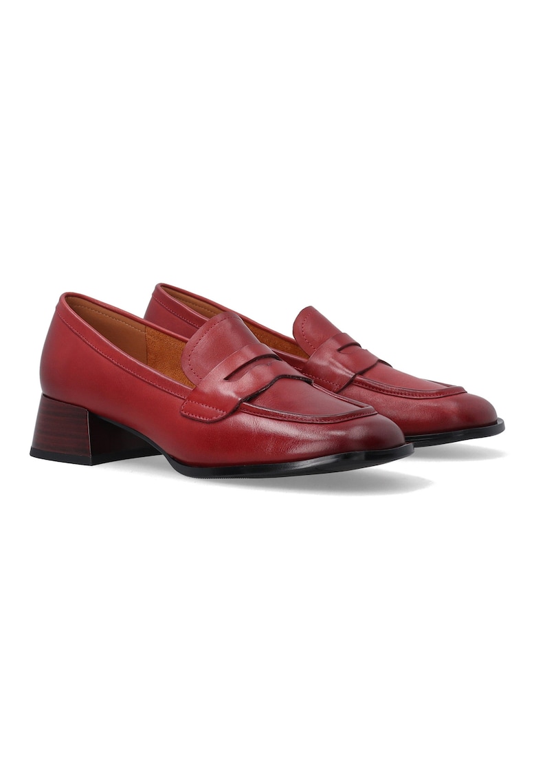 Oferte la Pantofi tip mocasini cu toc masiv
