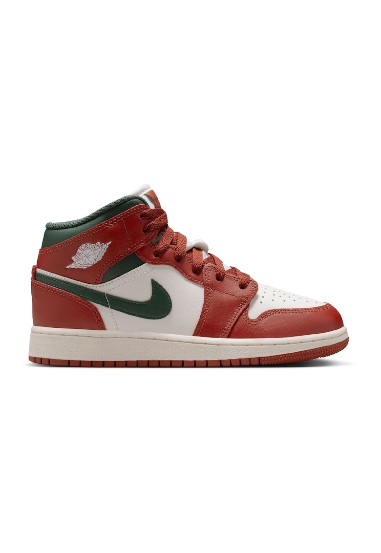 Oferte la Pantofi sport  Air Jordan 1 Mid GS 51020 - Verde/Bej